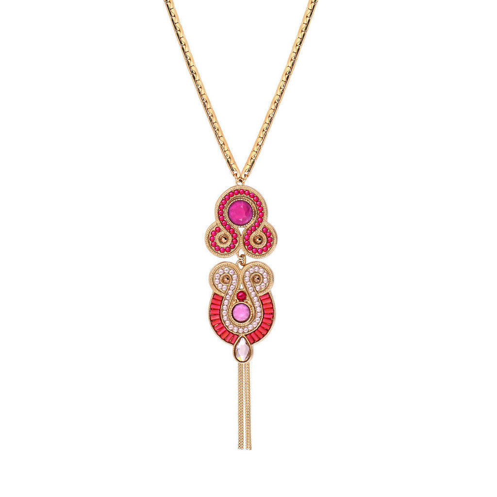Collar Colgante Circus - Rosa Fucsia