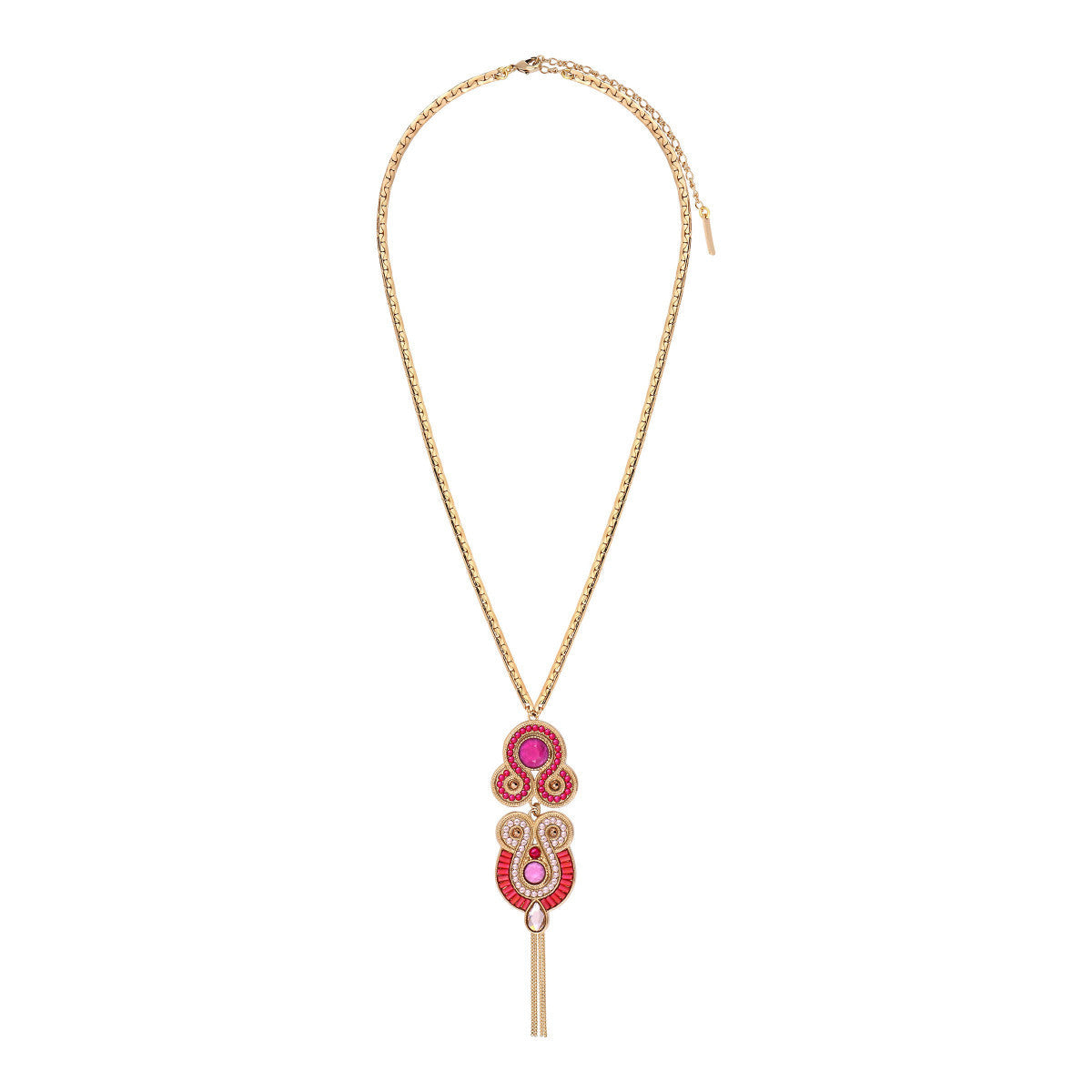Collar Colgante Circus - Rosa Fucsia