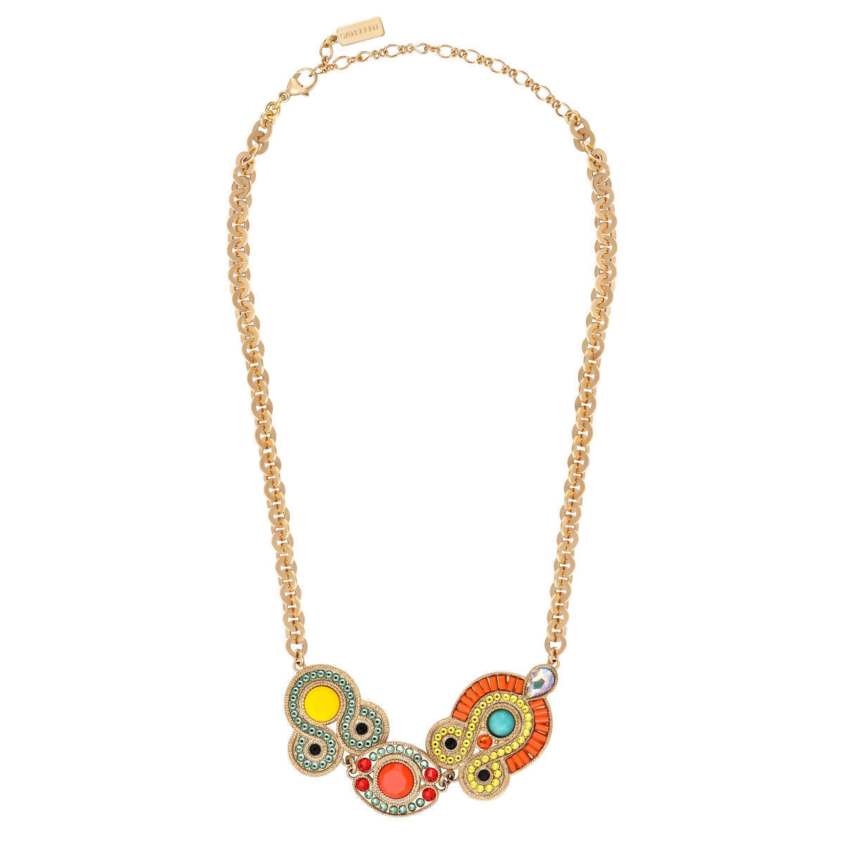 Collar Cadena Corto Ajustable Circus - Verde