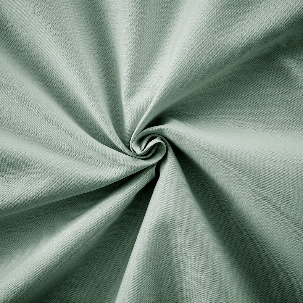 Bally - Plain Percale Pillowcase - 100% Cotton - Celadon