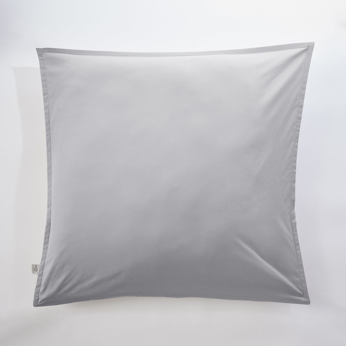 Bally - Taie D'Oreiller Percale Unie - 100% Coton - Galet
