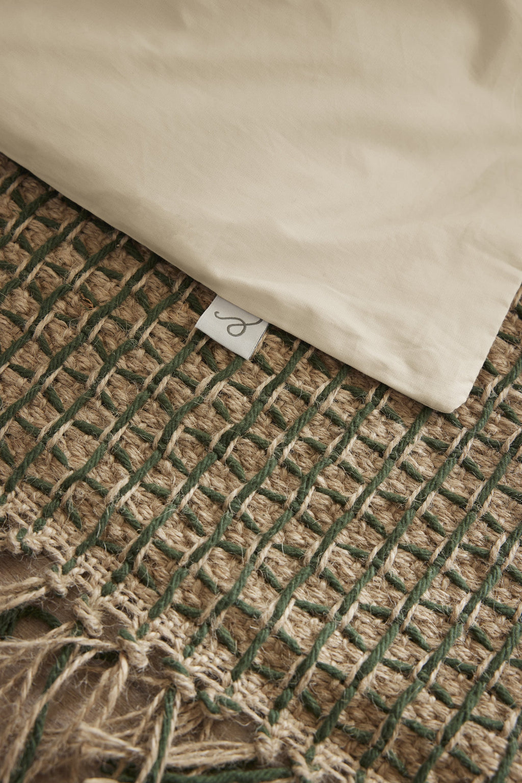 Plain Percale Pillowcase - 100% Cotton - Bally - Sand