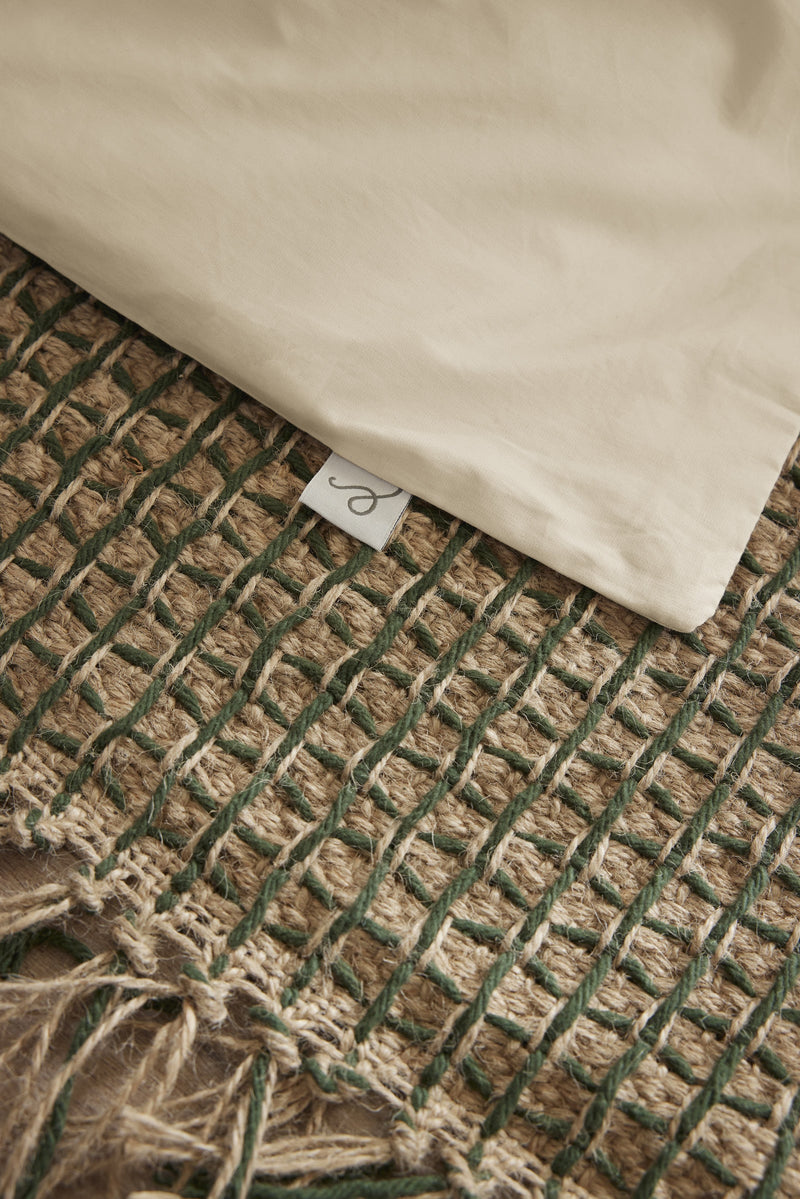 Taie D'Oreiller Percale Unie - 100% Coton - Bally - Sable