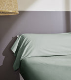 Bally - Taie De Traversin Percale Unie - 100% Coton - Céladon