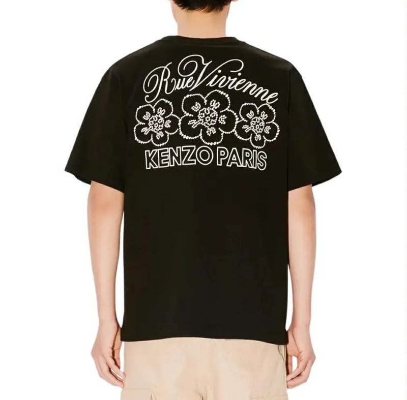 Le T-Shirt Rue Vivienne Constellation - Kenzo - Noir