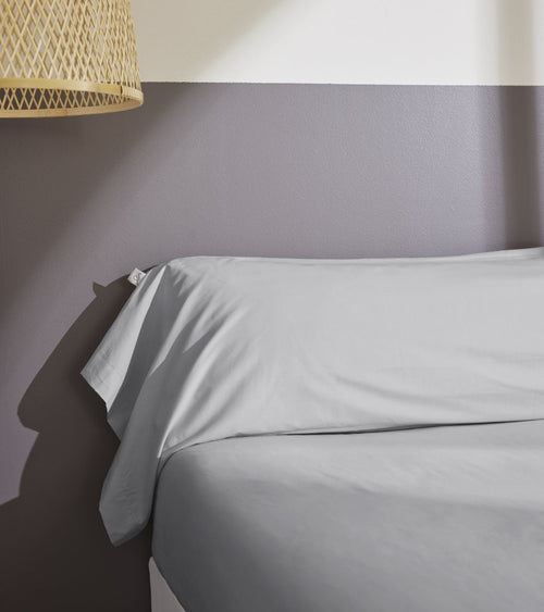 Taie De Traversin Percale Unie - 100% Coton - Bally - Galet