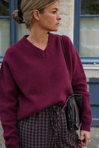 Colin Burgundy Sweater
