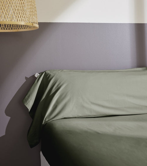 Taie De Traversin Percale Unie - 100% Coton - Bally - Thym