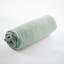 Plain Percale Fitted Sheet - 100% Cotton - Bally - Celadon