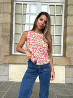 Top fleuri Paola
