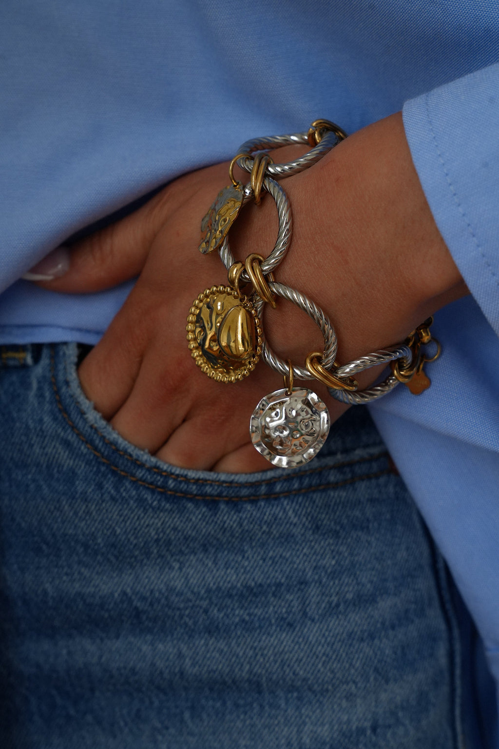 Bracelet Acier - Kay Bicolore