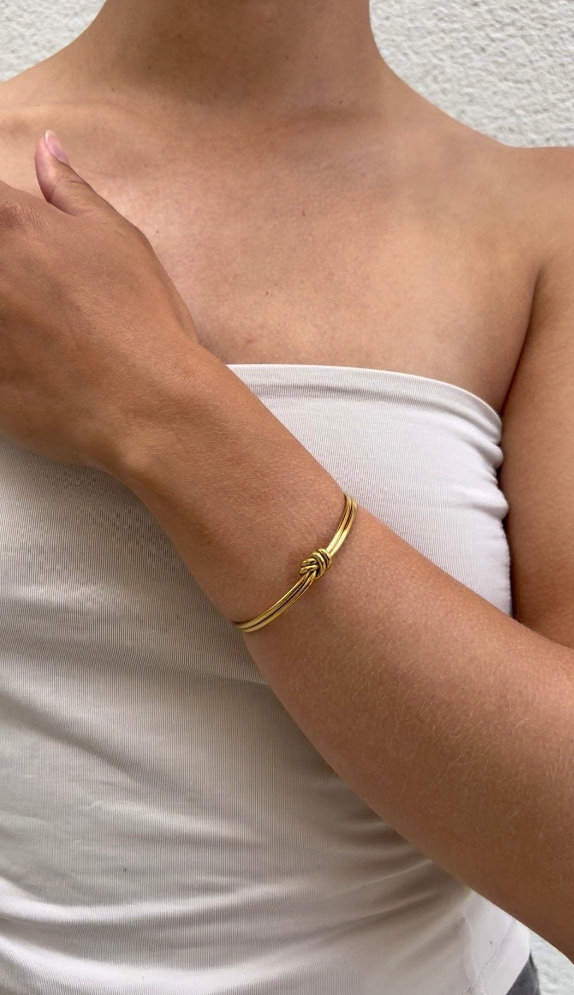 Knot Bangle Bracelet