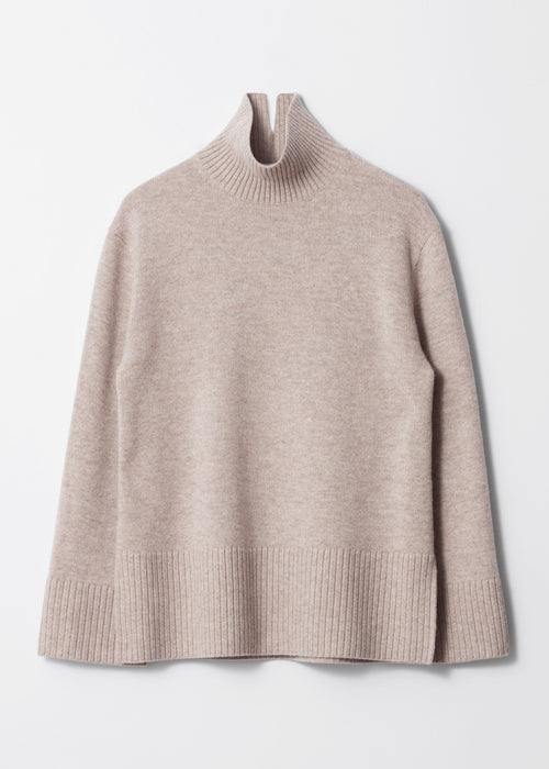Es Cecilie Turtleneck Jumper - Beige - Women