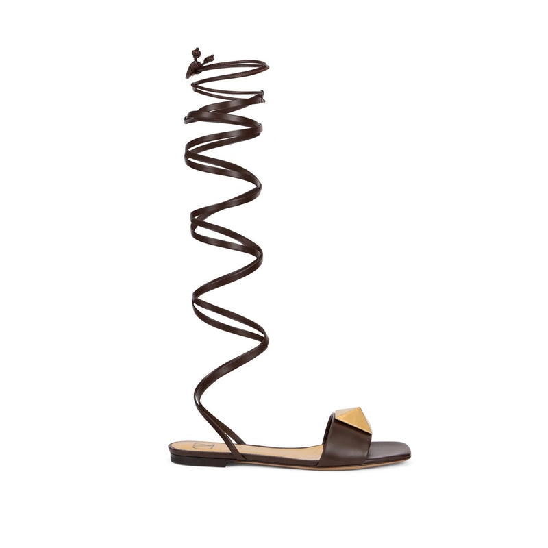 Sandales - Valentino Garavani Spiral - Brown