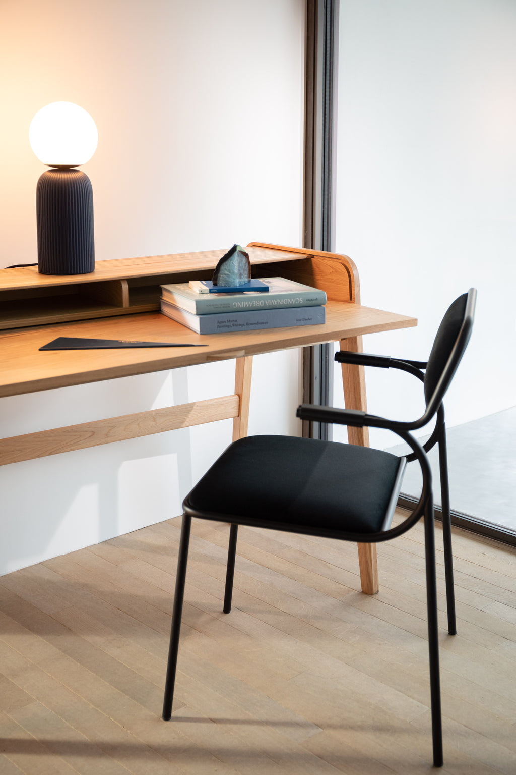 Alba - Dining Room Armchair - Fabric - Black/Black