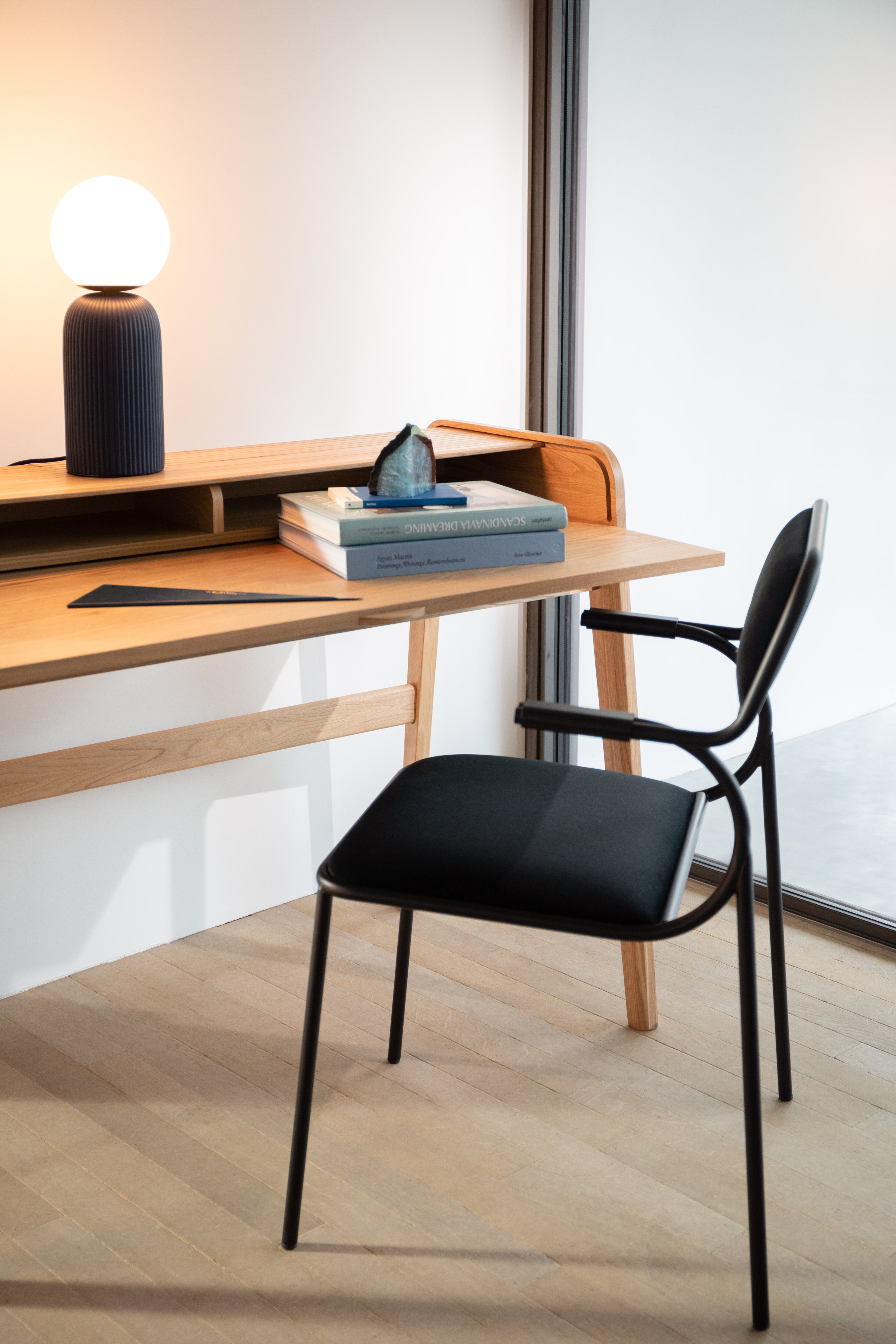 Alba - Dining Room Armchair - Fabric - Black/Black