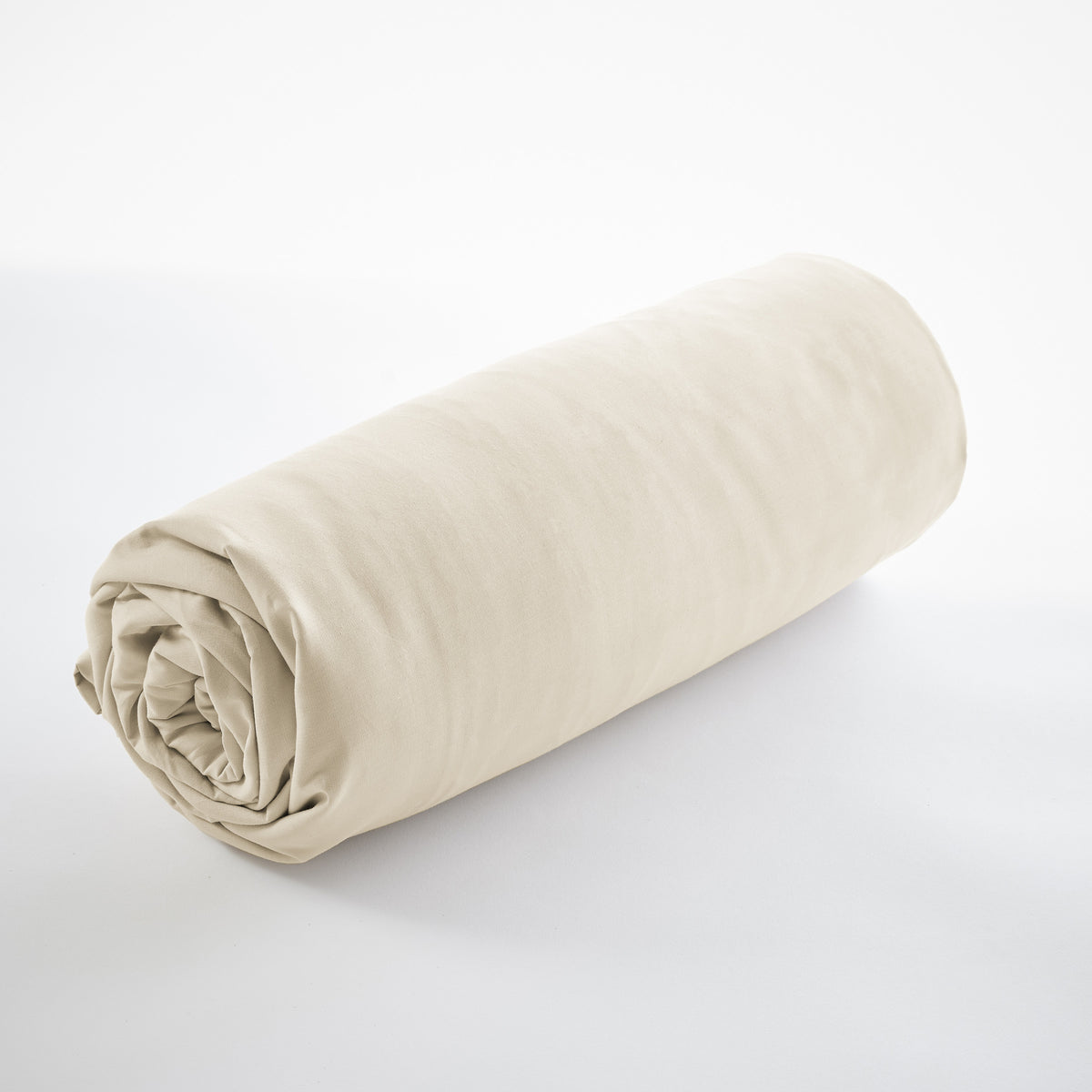 Bally – Spannbettlaken aus Uni-Perkal – 100 % Baumwolle – Sand