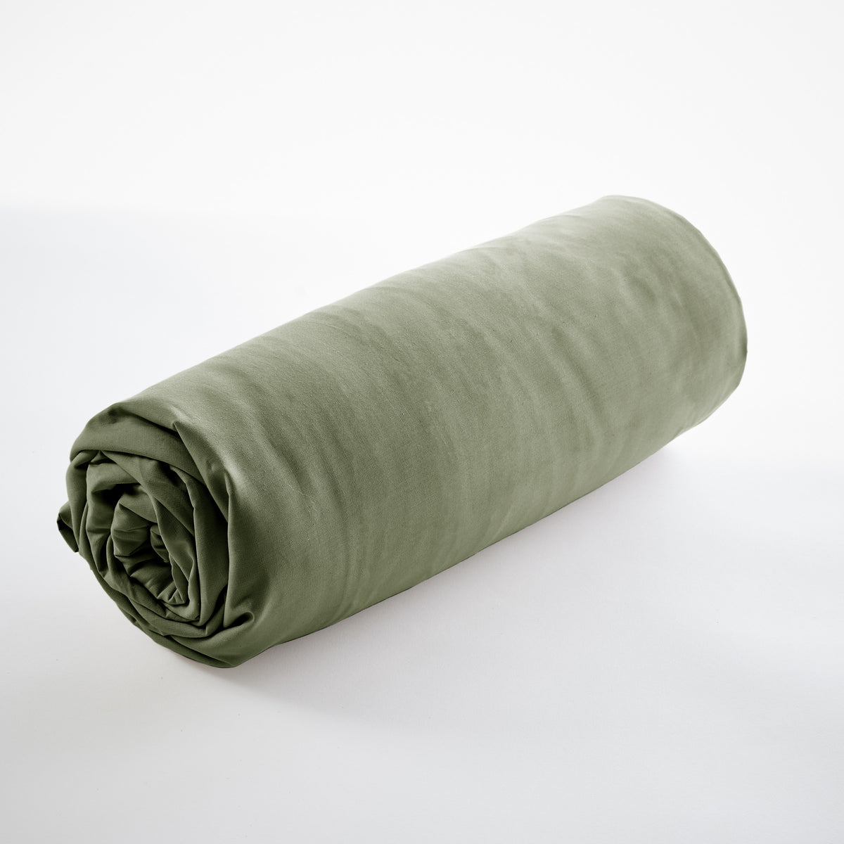 Bally - Drap Housse Percale Unie - 100% Coton - Thym