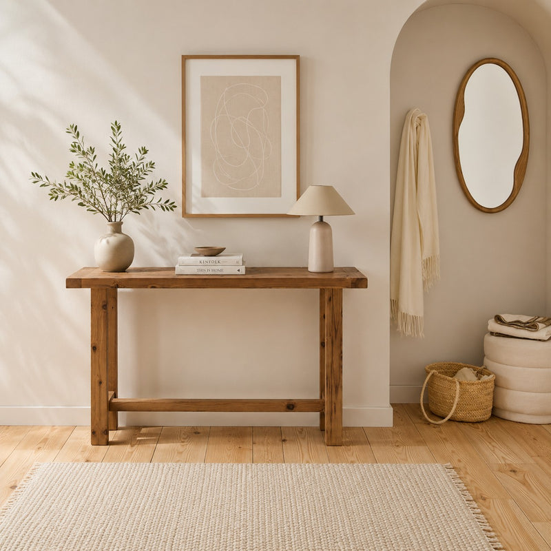 Console En Pin Massif Madrier