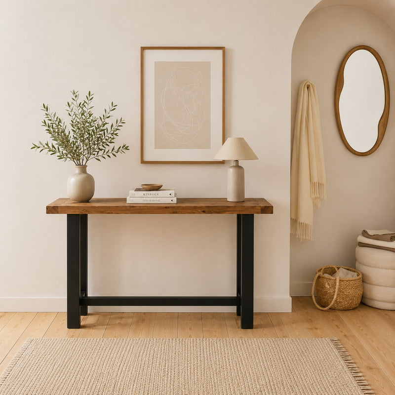 Console En Pin Massif Madrier