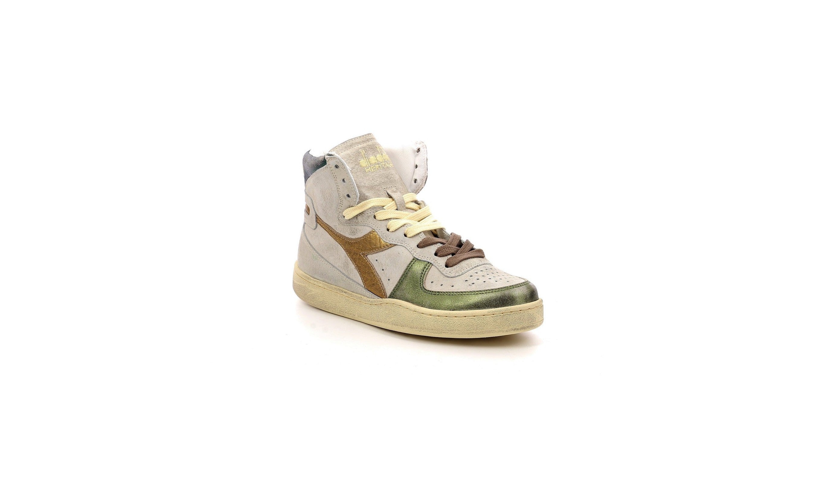 Zapatillas Altas Estilo Baloncesto Metal - Oyster White/ D Oe - Mujer