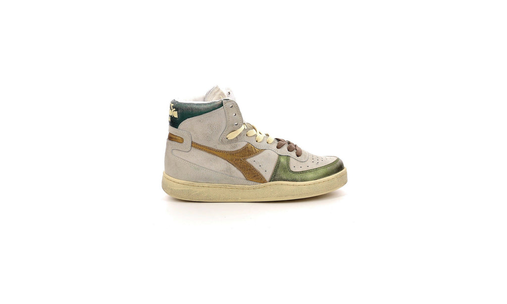 Zapatillas Altas Estilo Baloncesto Metal - Oyster White/ D Oe - Mujer
