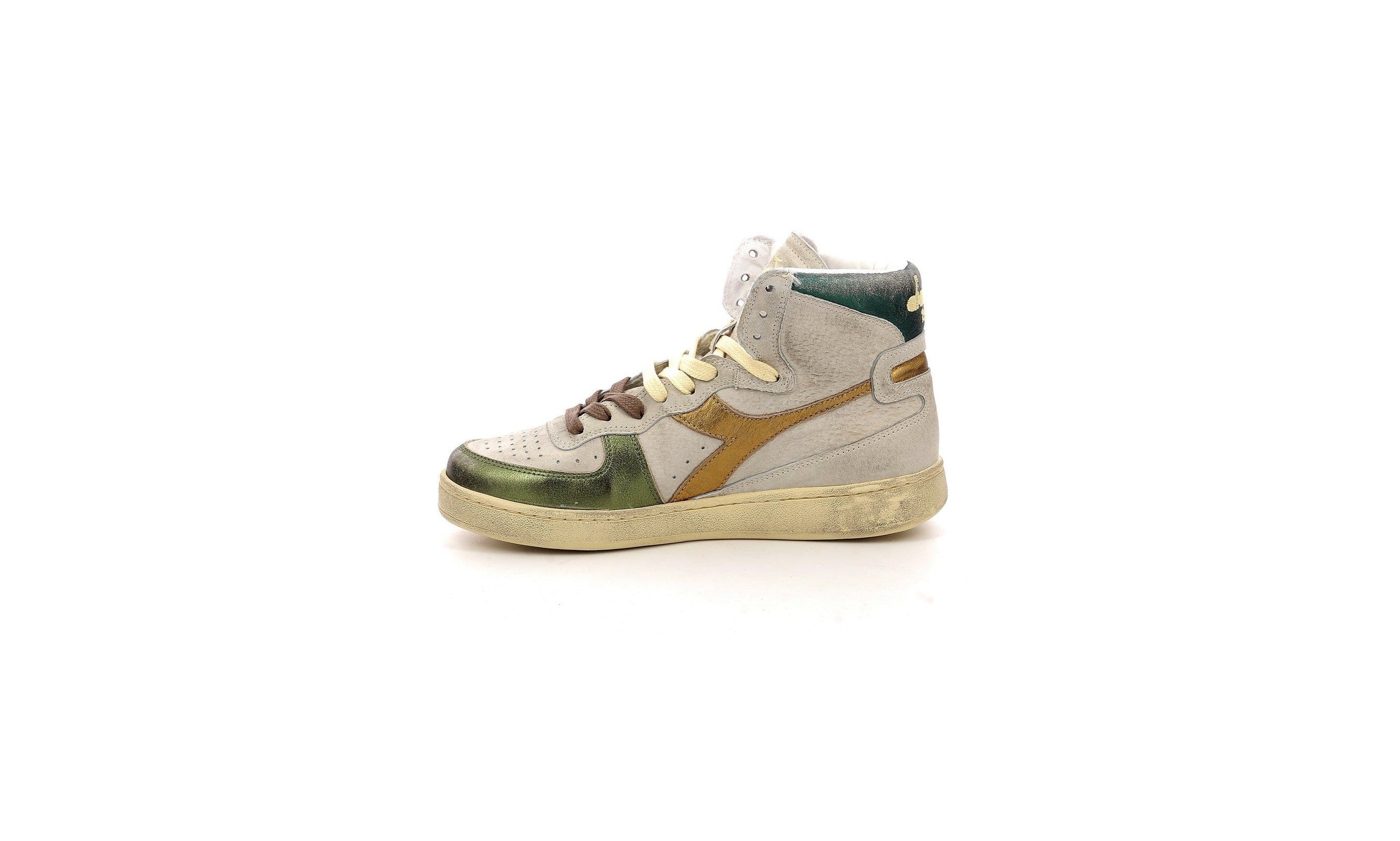 Zapatillas Altas Estilo Baloncesto Metal - Oyster White/ D Oe - Mujer