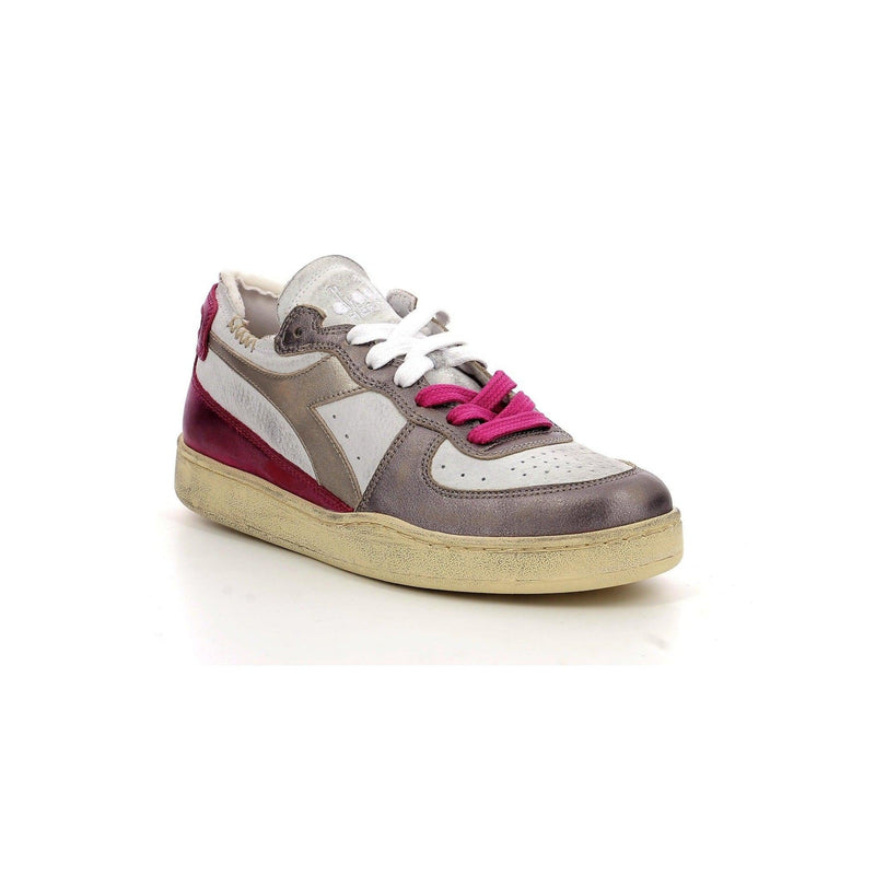 Diadora - Sneakers Bas - Mi Basket Row - White/Fucsia Red