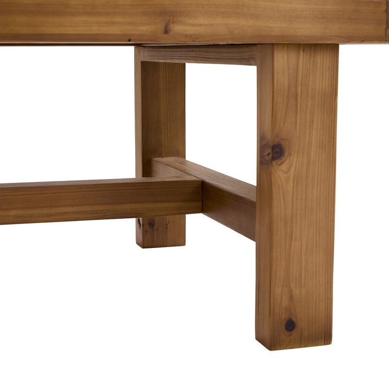 Table Basse En Pin Massif Madrier