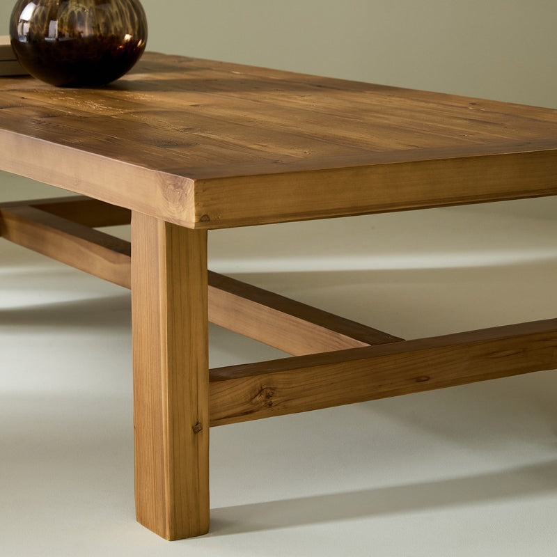 Table Basse En Pin Massif Madrier