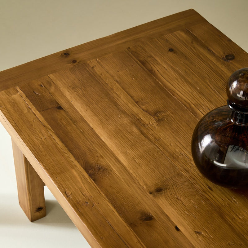 Table Basse En Pin Massif Madrier