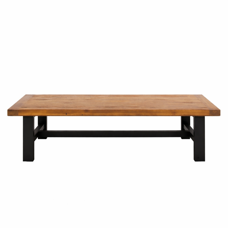 Table Basse En Pin Massif Madrier