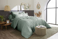 Bally - Plain Percale Duvet Cover - 100% Cotton - Celadon