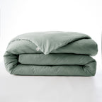 Bally - Plain Percale Duvet Cover - 100% Cotton - Celadon