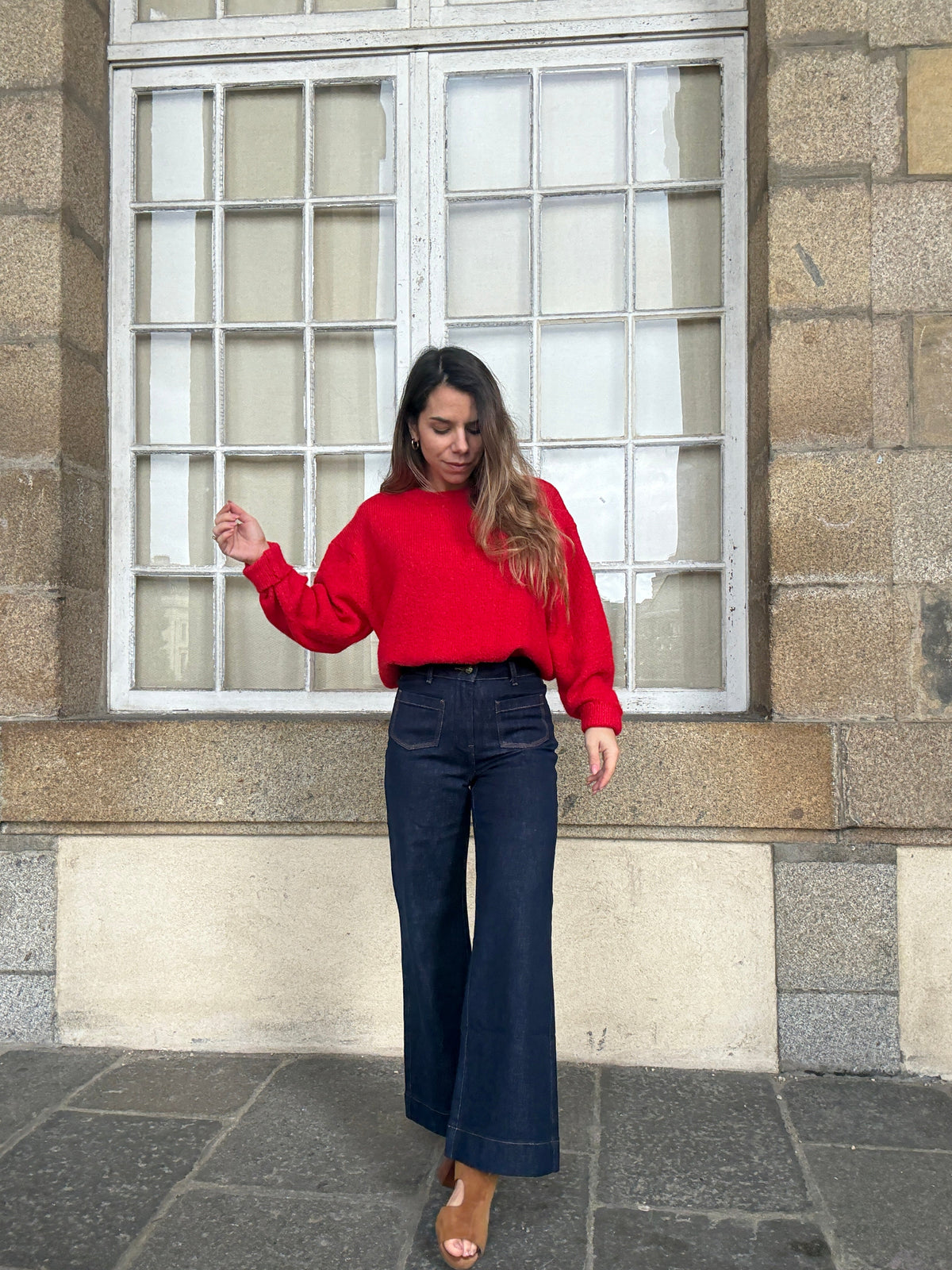 Pull Louise rouge