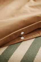Bally - Plain Percale Duvet Cover - 100% Cotton - Havana