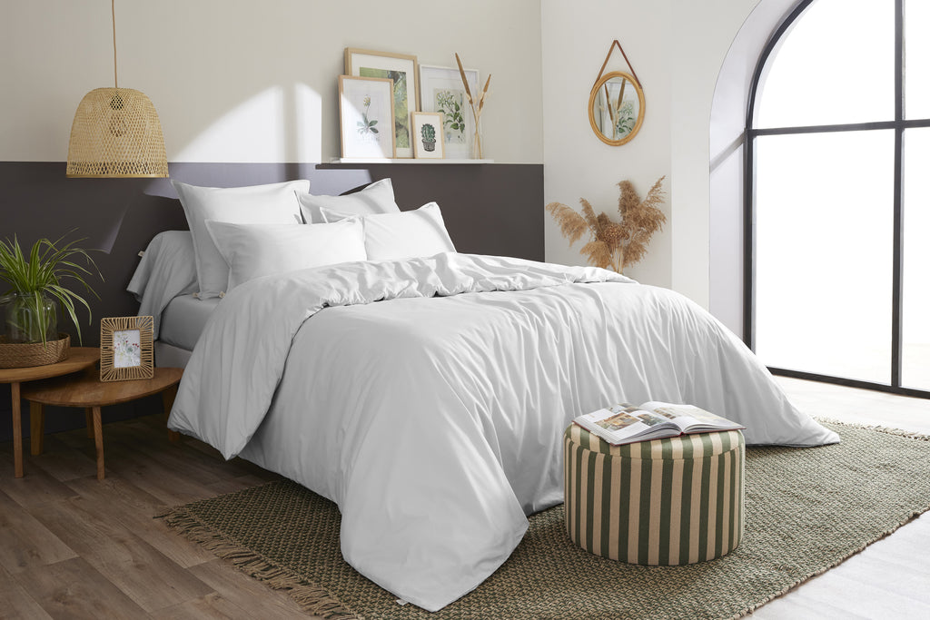 Bally - Påslakan Enfärgad Percale - 100 % Bomull - Snö