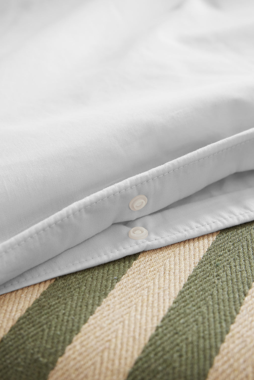 Bally - Påslakan Enfärgad Percale - 100 % Bomull - Snö