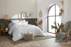 Bally - Påslakan Enfärgad Percale - 100 % Bomull - Snö