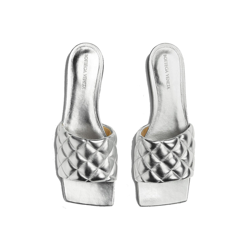 Bottega Veneta Sandalias acolchadas - Mujeres - Plata