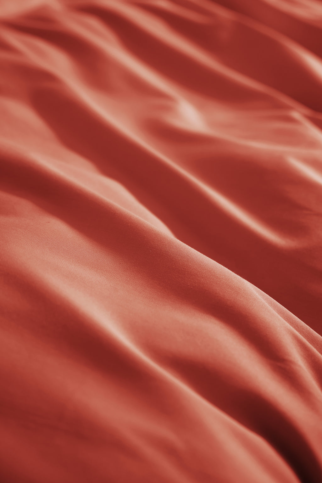 Bally - Plain Percale Duvet Cover - 100% Cotton - Burnt Sienna