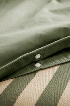 Bally - Plain Percale Duvet Cover - 100% Cotton - Thyme