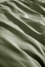 Bally - Plain Percale Duvet Cover - 100% Cotton - Thyme