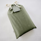 Bally - Plain Percale Duvet Cover - 100% Cotton - Thyme