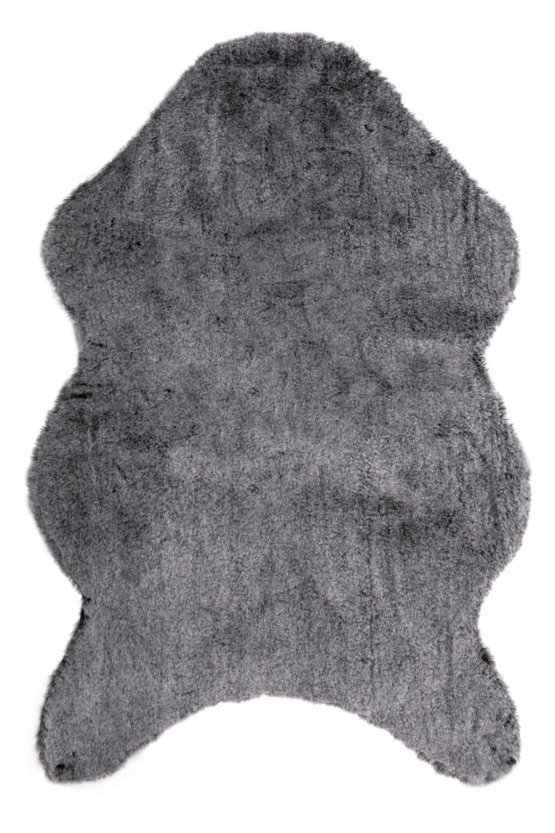 Tapis Melange Rabbit Fur - 60x90cm - Gris