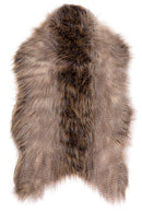 Tapis Fox Fur - 50x80cm - Marron Foncé