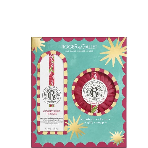 Roger&Gallet - Caja Agua Perfumada Fresca Beneficiosa Jengibre Rojo - 30Ml
