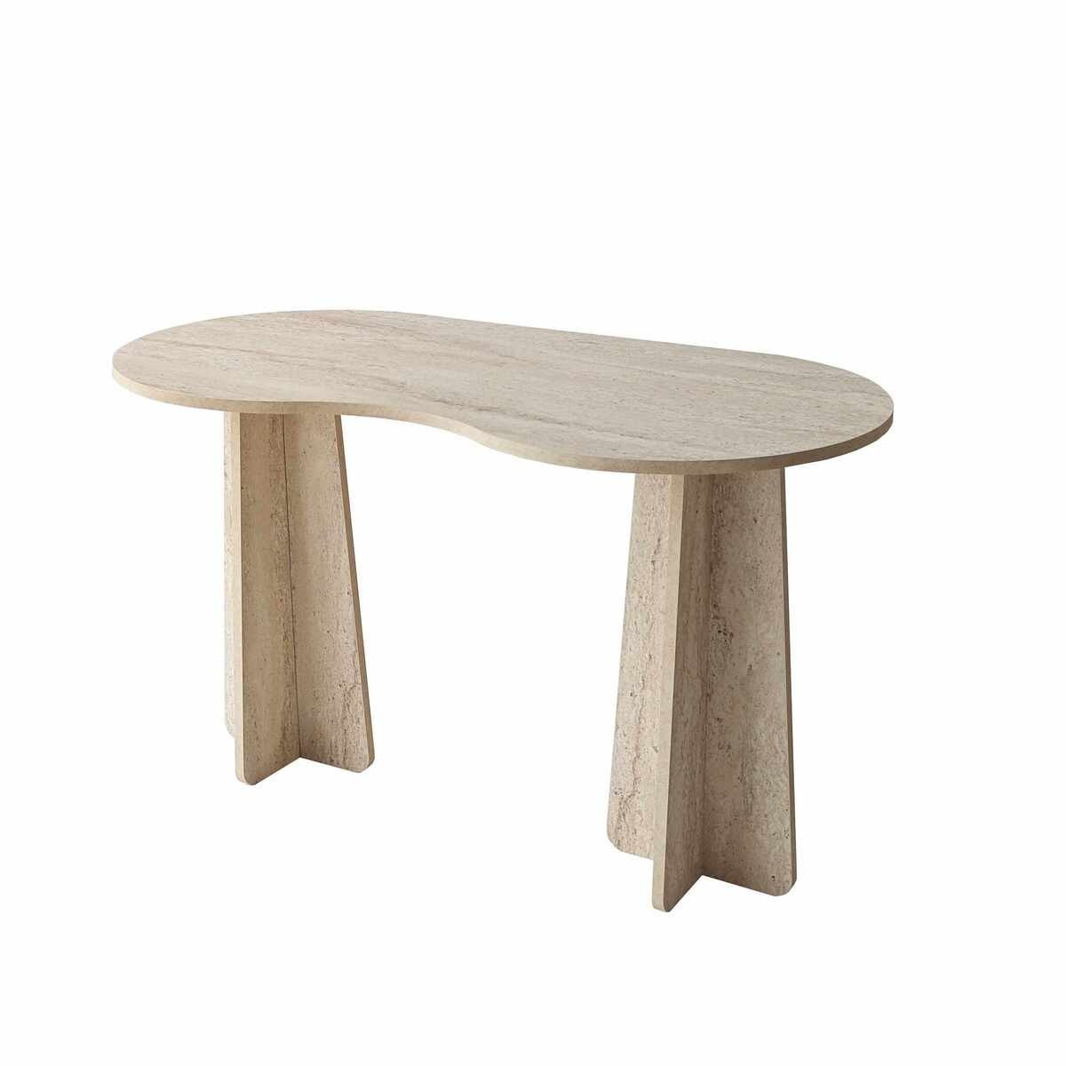 Como - Organic Top Desk - Travertine
