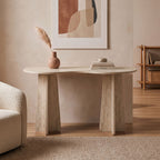 Como - Organic Top Desk - Travertine