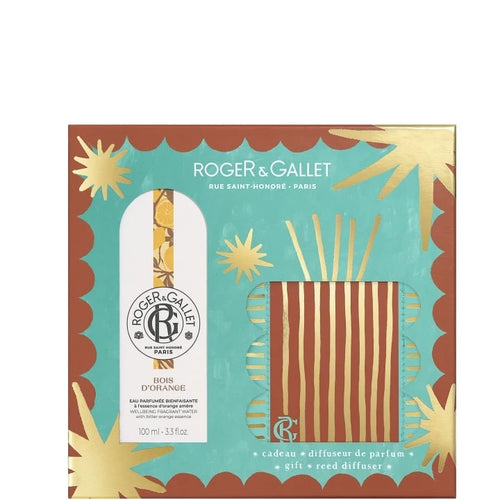 Roger&Gallet - Caja Agua Perfumada Fresca Beneficial Bois D'orange - Difusor - 100Ml